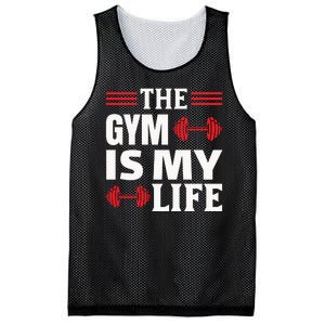 The Gym Is My Life Mesh Reversible Basketball Jersey Tank