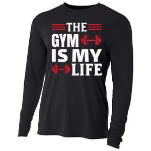 The Gym Is My Life Cooling Performance Long Sleeve Crew