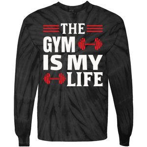 The Gym Is My Life Tie-Dye Long Sleeve Shirt