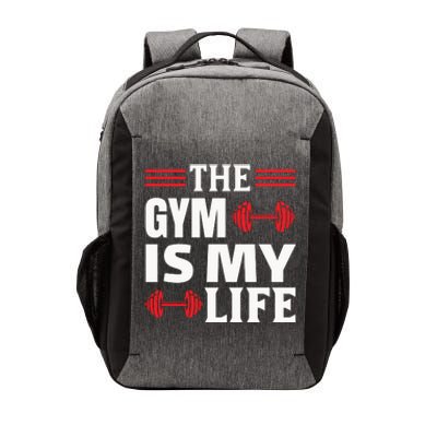 The Gym Is My Life Vector Backpack