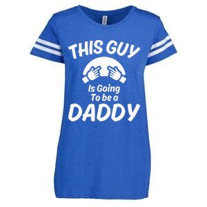 This Guy Is Going To Be A Daddy Enza Ladies Jersey Football T-Shirt