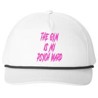 They Gym Is My Ward Funny Cute Psych Joke Fitness Workout Snapback Five-Panel Rope Hat