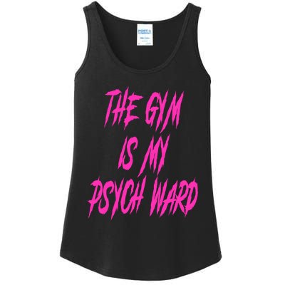 They Gym Is My Ward Funny Cute Psych Joke Fitness Workout Ladies Essential Tank