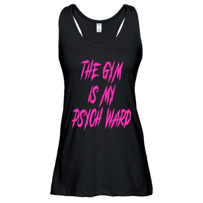 They Gym Is My Ward Funny Cute Psych Joke Fitness Workout Ladies Essential Flowy Tank