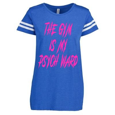 They Gym Is My Ward Funny Cute Psych Joke Fitness Workout Enza Ladies Jersey Football T-Shirt