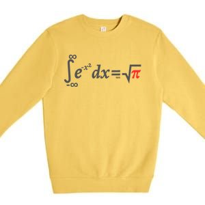 The Greatest Integral Of All Time: The Gaussian Integral Premium Crewneck Sweatshirt