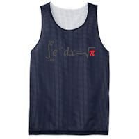 The Greatest Integral Of All Time: The Gaussian Integral Mesh Reversible Basketball Jersey Tank