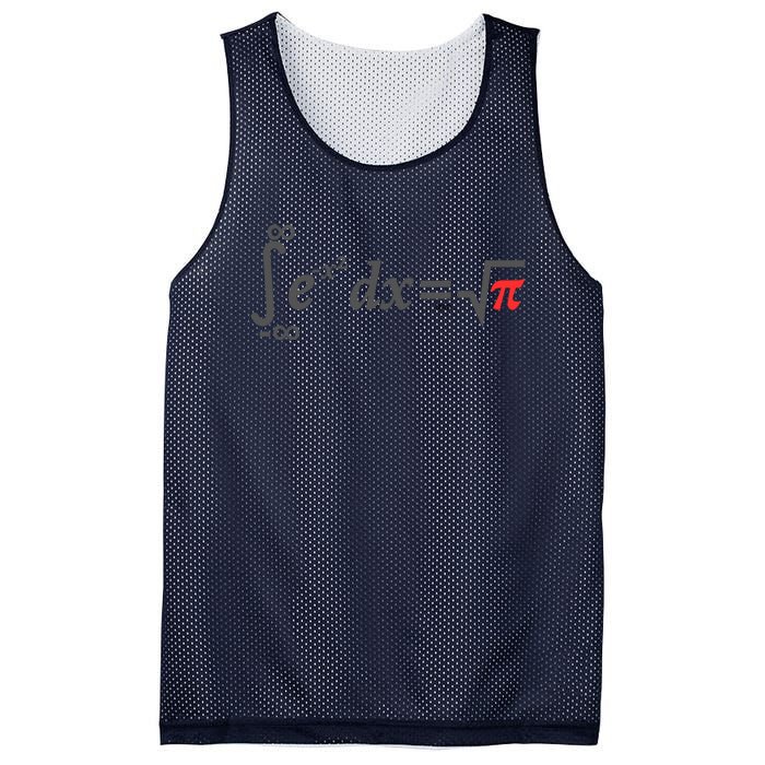 The Greatest Integral Of All Time: The Gaussian Integral Mesh Reversible Basketball Jersey Tank