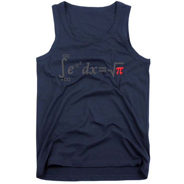 The Greatest Integral Of All Time: The Gaussian Integral Tank Top