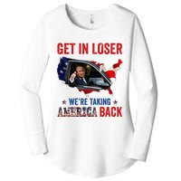 Trump Get In Loser WeRe Taking America Back Republican Women's Perfect Tri Tunic Long Sleeve Shirt