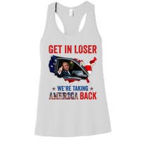 Trump Get In Loser WeRe Taking America Back Republican Women's Racerback Tank