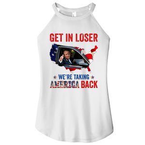 Trump Get In Loser WeRe Taking America Back Republican Women's Perfect Tri Rocker Tank