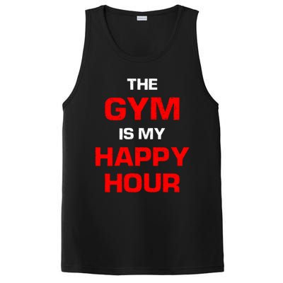 The Gym Is My Happy Hour Meaningful Gift PosiCharge Competitor Tank