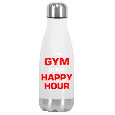 The Gym Is My Happy Hour Meaningful Gift Stainless Steel Insulated Water Bottle