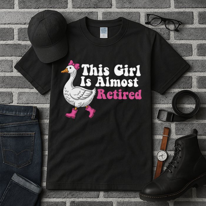This Girl Is Almost Retired Retiring Soon Retirement Retro Tall T-Shirt