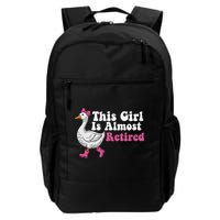 This Girl Is Almost Retired Retiring Soon Retirement Retro Backpack