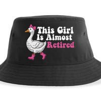 This Girl Is Almost Retired Retiring Soon Retirement Retro Sustainable Bucket Hat