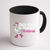 This Girl Is Almost Retired Retiring Soon Retirement Retro Mug