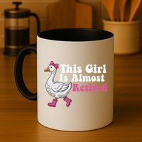 This Girl Is Almost Retired Retiring Soon Retirement Retro Mug