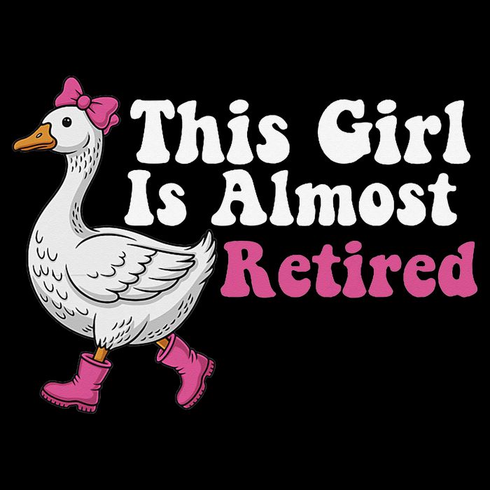This Girl Is Almost Retired Retiring Soon Retirement Retro Drawstring Bag