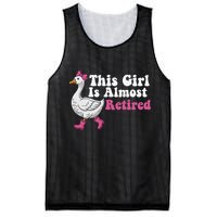 This Girl Is Almost Retired Retiring Soon Retirement Retro Mesh Reversible Basketball Jersey Tank