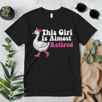 This Girl Is Almost Retired Retiring Soon Retirement Retro Premium T-Shirt