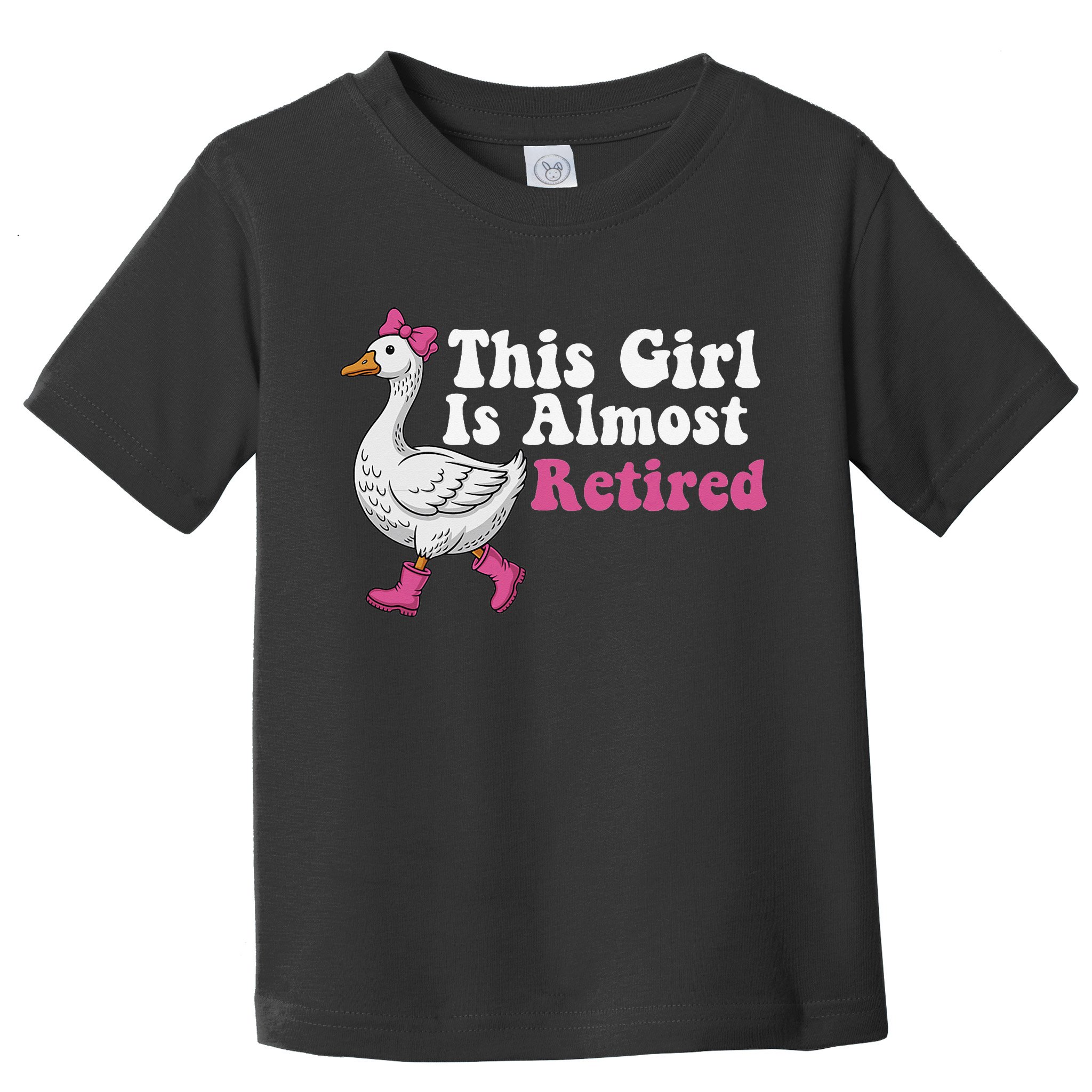 This Girl Is Almost Retired Retiring Soon Retirement Retro Toddler T-Shirt