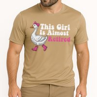 This Girl Is Almost Retired Retiring Soon Retirement Retro Cooling Performance Crew T-Shirt