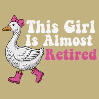 This Girl Is Almost Retired Retiring Soon Retirement Retro Cooling Performance Crew T-Shirt