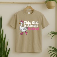 This Girl Is Almost Retired Retiring Soon Retirement Retro T-Shirt