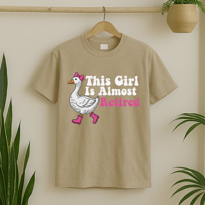 This Girl Is Almost Retired Retiring Soon Retirement Retro T-Shirt