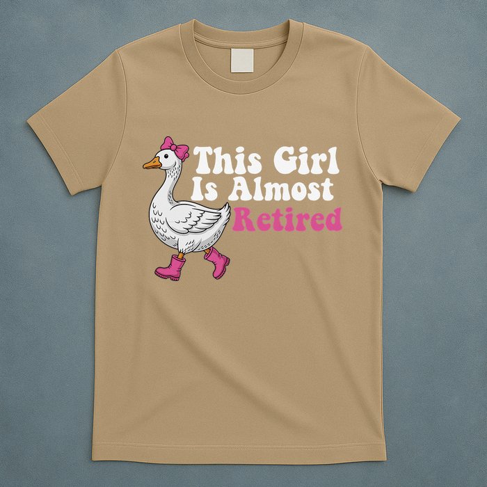 This Girl Is Almost Retired Retiring Soon Retirement Retro T-Shirt