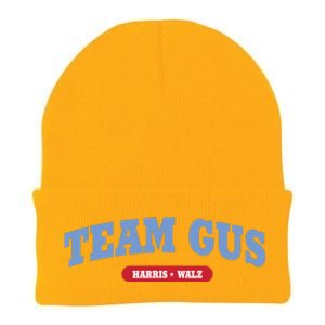 Team Gus Im Voting For Gus Walz Dad Knit Cap Winter Beanie