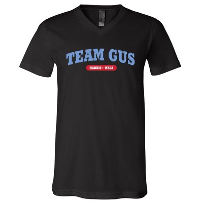 Team Gus Im Voting For Gus Walz Dad V-Neck T-Shirt