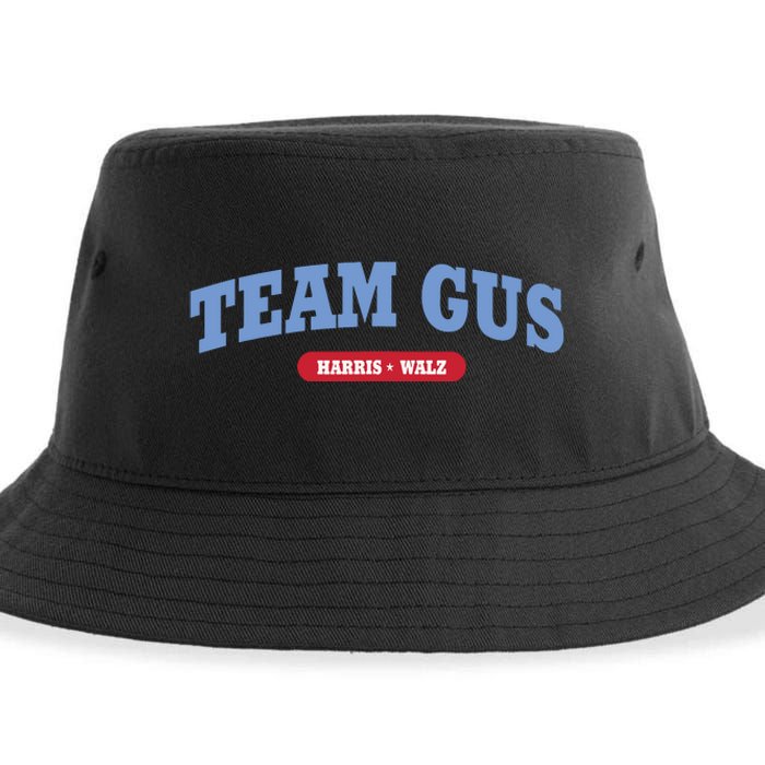 Team Gus Im Voting For Gus Walz Dad Sustainable Bucket Hat