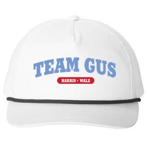 Team Gus Im Voting For Gus Walz Dad Snapback Five-Panel Rope Hat