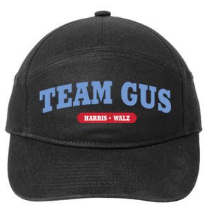 Team Gus Im Voting For Gus Walz Dad 7-Panel Snapback Hat