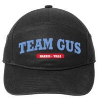 Team Gus Im Voting For Gus Walz Dad 7-Panel Snapback Hat