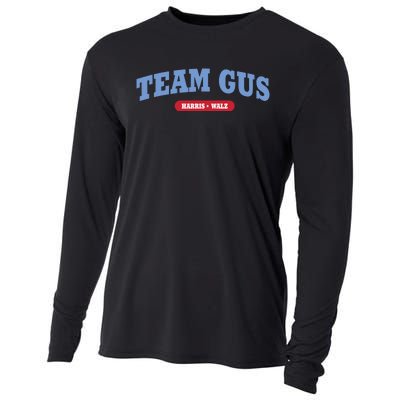 Team Gus Im Voting For Gus Walz Dad Cooling Performance Long Sleeve Crew