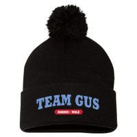 Team Gus Im Voting For Gus Walz Dad Pom Pom 12in Knit Beanie