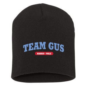 Team Gus Im Voting For Gus Walz Dad Short Acrylic Beanie