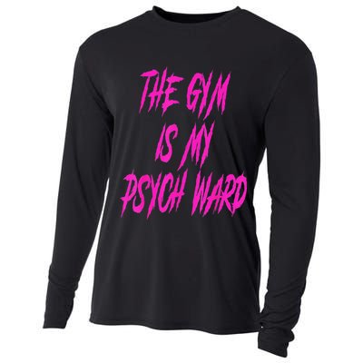 They Gym Is My Ward Funny Cute Psych Joke Fitness Workout Cooling Performance Long Sleeve Crew