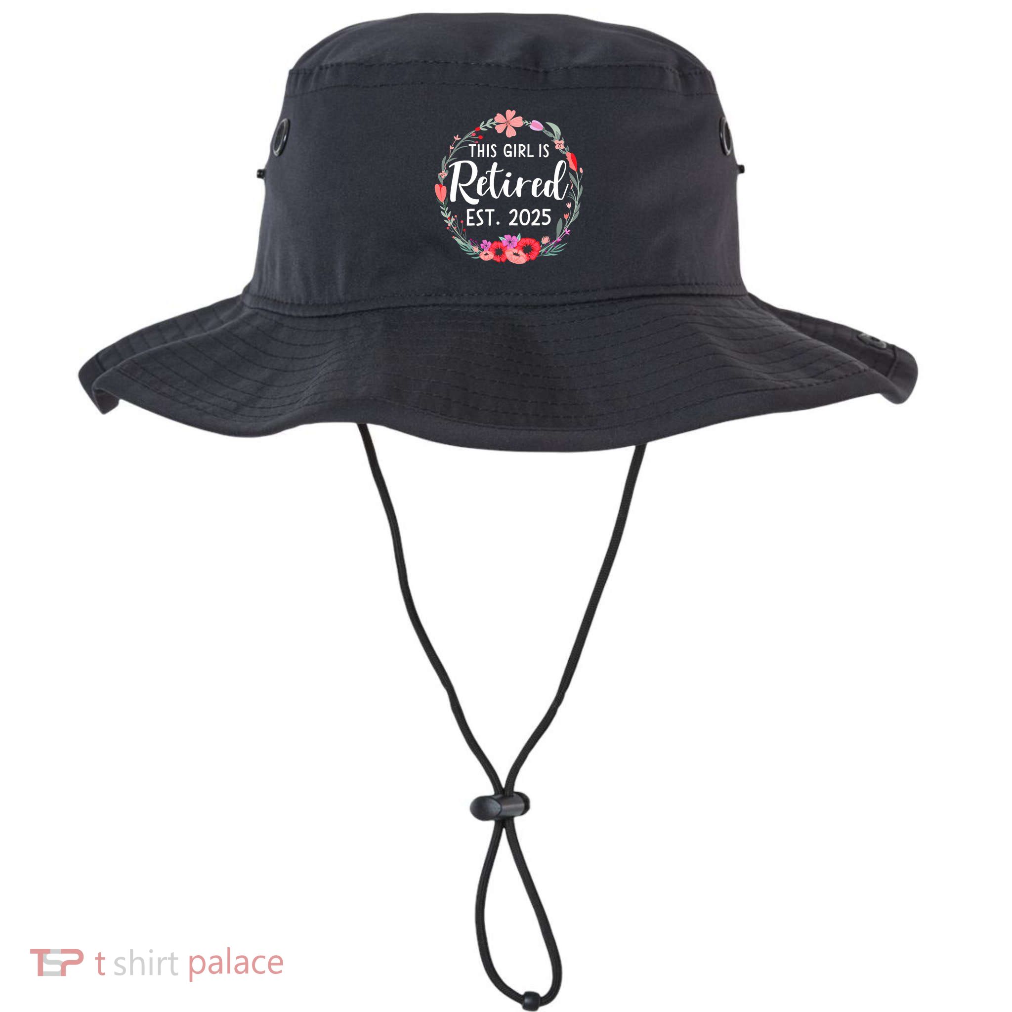 This Girl Is Retired Est 2025 Floral For Women Retirement Bucket Hat
