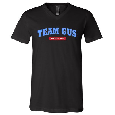 Team Gus IM Voting For Gus Walz Dad V-Neck T-Shirt