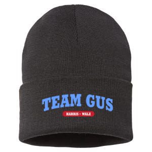 Team Gus IM Voting For Gus Walz Dad Sustainable Knit Beanie