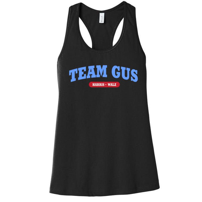 Team Gus IM Voting For Gus Walz Dad Women's Racerback Tank