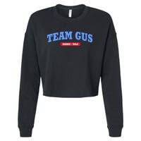 Team Gus IM Voting For Gus Walz Dad Cropped Pullover Crew