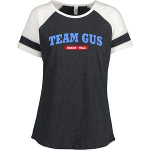 Team Gus IM Voting For Gus Walz Dad Enza Ladies Jersey Colorblock Tee