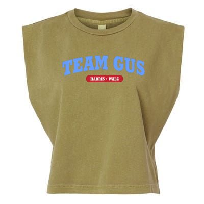 Team Gus IM Voting For Gus Walz Dad Garment-Dyed Women's Muscle Tee