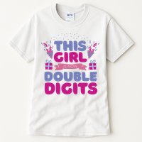 This Girl Is Now Double Digits 10th Birthday Gift Tall T-Shirt